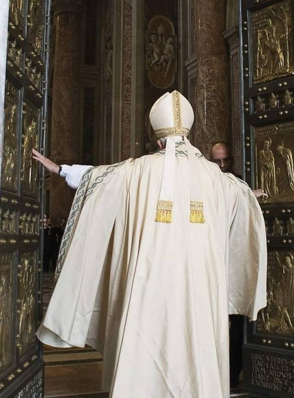 Apertura de la Puerta Santa por el Papa Francisco